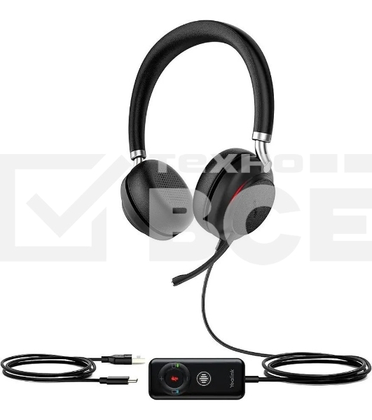 Гарнитура USB/Bluetooth Yealink UH38 Dual UC-BAT черный