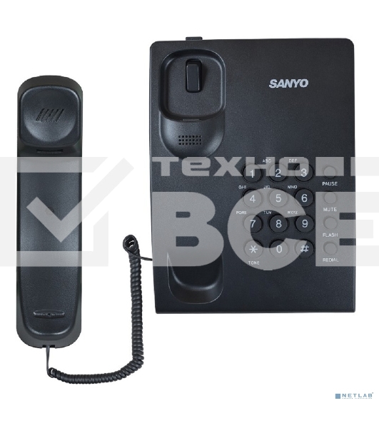 Телефон проводной SANYO RA-S204B черный