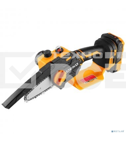 Пила цепная аккумуляторная DEKO DKCHS 20-4 [063-4480] 20В, 1x2.0А·ч