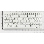 Клавиатура для ноутбука Toshiba mini NB200 NB300 NB305 серебристая, фото4