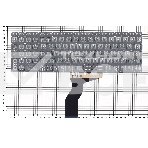 Клавиатура для ноутбука HP 15-BW 250 G6 черная с зеленой подсветкой, фото 1