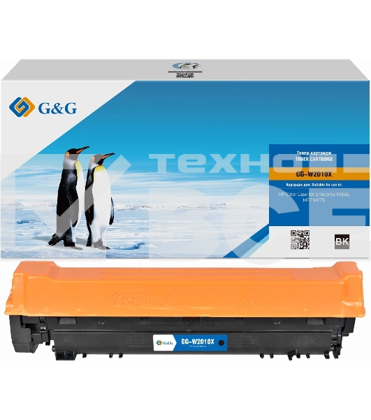 Картридж лазерный G&G GG-W2010X, W2010X (659X) черный (34000 стр.) для HP CLJ Ent M856/MFP M776