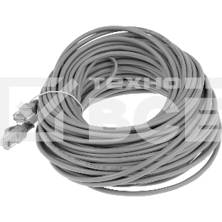Патч-корд Premier 5-970 1G UTP 4 пары cat5E CCA molded 25м серый RJ-45 (m)-RJ-45 (m)