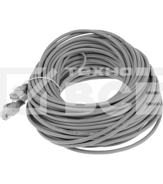 Патч-корд Premier 5-970 1G UTP 4 пары cat5E CCA molded 25м серый RJ-45 (m)-RJ-45 (m)