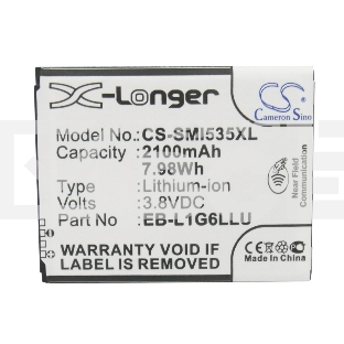 Аккумулятор CameronSinoCS-SMI535XL для Samsung Galaxy S3 I93003.8V / 2100mAh / 7.98Wh