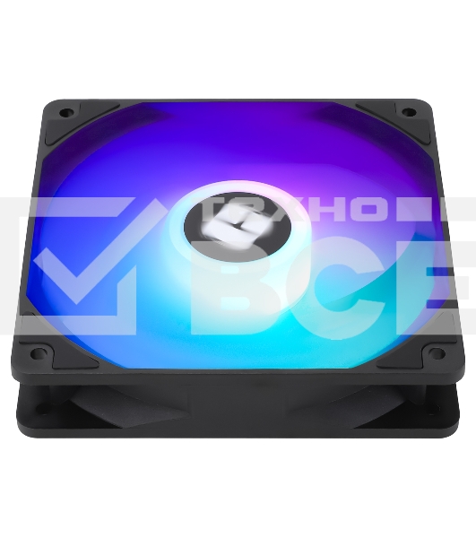 Кулер для корпуса Thermaltight TL-C12C-S (120x120x25мм, 4-pin PWM, ARGB, 66.17CFM, 25.6dBA, 1550RPM, черный)