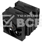 Кулер для процессора Thermalright Royal Pretor 130 черный (4-pin PWM, 158mm, Ni/Cu, 6x6mm, 1x120+1x130mm, 80.45CFM/81.88CFM, 29.4dBA/28.3dBA, 2150PM/1750RPM, S: 1200, 1700, 1851, 2011, 2066, 115X, AM4, AM5, black), фото10