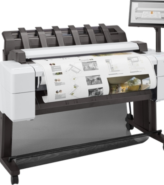 МФУ струйное широкоформатное HP DesignJet T2600PS 36-in MFP, (3XB78A#B19) принтер/сканер/копир