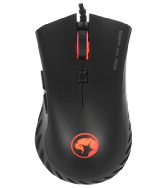 Мышь MARVO G950 Black USB Мышь игровая проводная оптическая, 4000dpi, Сенсор Avago A3050, 7 кнопок, RGB подсветка, Программируемые кнопки, Сменные боковины, USB, Кабель 1,8 м