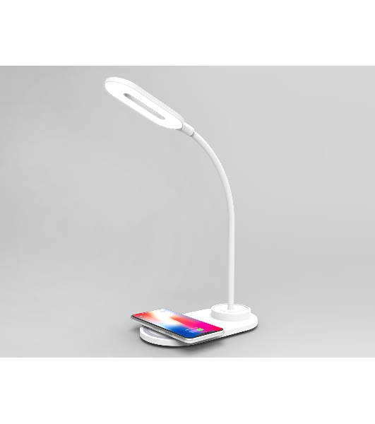Светодиодная настольная лампа Ambrella light DE588 WH белый LED 3000-6400K 3W