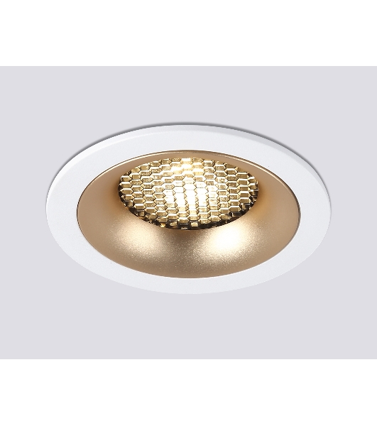 Светильник встраиваемый Ambrella light TN102723 WH/GD белый/золото GU5.3 92*92*23