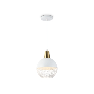 Светильник Ambrella light TR8502 WH/CP белый/медь E27 max 60W D200*1000