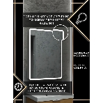 Зеркальный шкаф Bau Stil 60х80, LED подсветка, сенсор, плавное закрывание, оборачиваемый, фото4