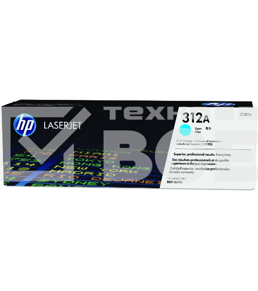 Тонер Картридж HP 312A CF381A голубой для HP CLJ Pro M476 (2400стр.)