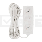 Удлинитель PROconnect STANDARD 3 гнезда, 7 м, 2х0.75 мм², б/з, белый, фото3