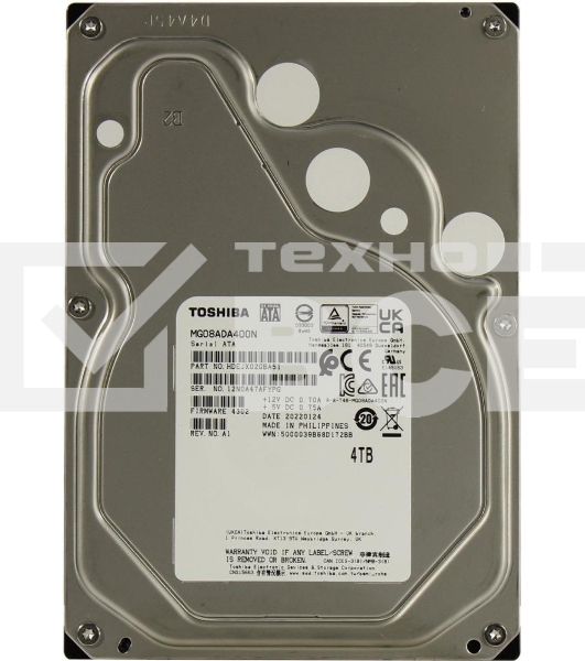 Жесткий диск Toshiba HDD  SATA3 4Tb 3.5