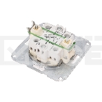 Переключатель DEA 2кл прох. с/у 10А мех. Бел KRANZ (1/10/120), фото4