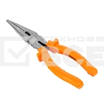 Длинногубцы Classic, 200 мм, прямые шлифованные, пластмассовые рукоятки Sparta, фото2