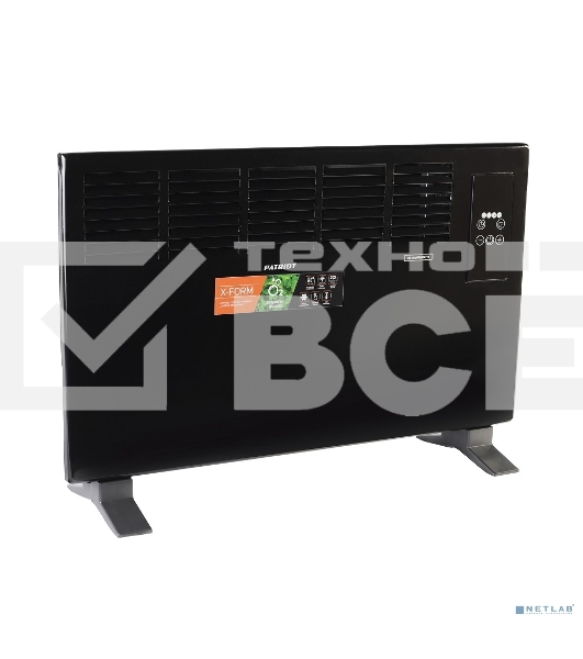 Конвектор Patriot PT-C 20 E черный, 2000 Вт, 20 м2, термостат, дисплей