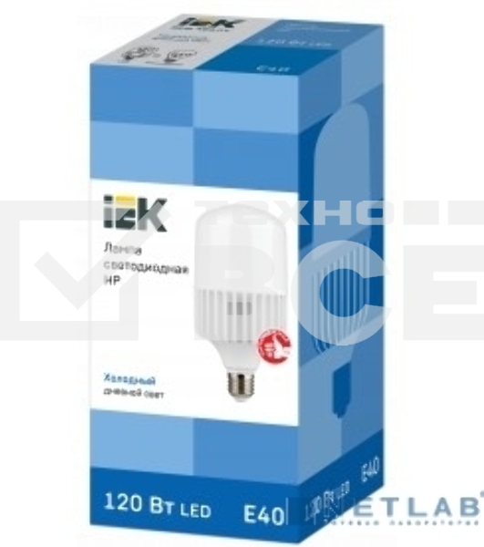 Лампа светидиодная HP IEK LLE-HP-120-230-65-E40 120Вт 230В 6500К E40