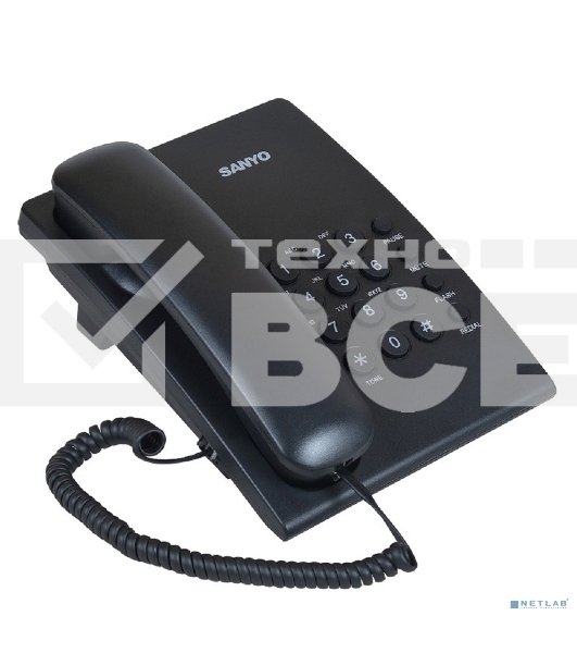 Телефон проводной SANYO RA-S204B черный