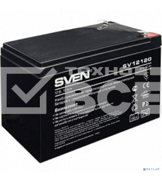 Батарея Sven SV12120 (12V 12Ah)