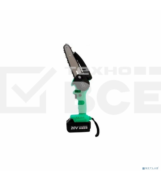 Пила цепная аккумуляторная бесщеточная Zitrek GreenSaw 20 Extra power [082-1851-1] 20В, 4,0А·ч Li-ion аккум. 1шт, ЗУ