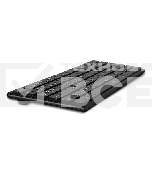 Беспроводной набор Sven ножничная клавиатура + мышь KB-C2550W чёрный (109 кл.,12Fn, 1000DPI, 2+1 кл.)