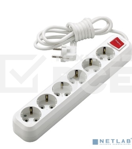 Удлинитель Makel MGP233 6гн 3 м с\з вкл.