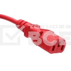 Кабель питания Cablexpert Россия PC-186-VDE-R-1.8M, Schuko-C13, 3x0.75мм2, 10A, с заземлением, медь, 1.8м, красный, пакет, фото4