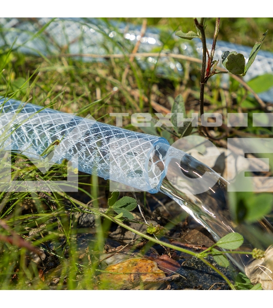 Шланг поливочный прозрачный армированный 3-х слойный, 3/4
