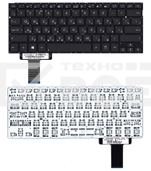 Клавиатура для ноутбука Asus UX42 UX42VX черная