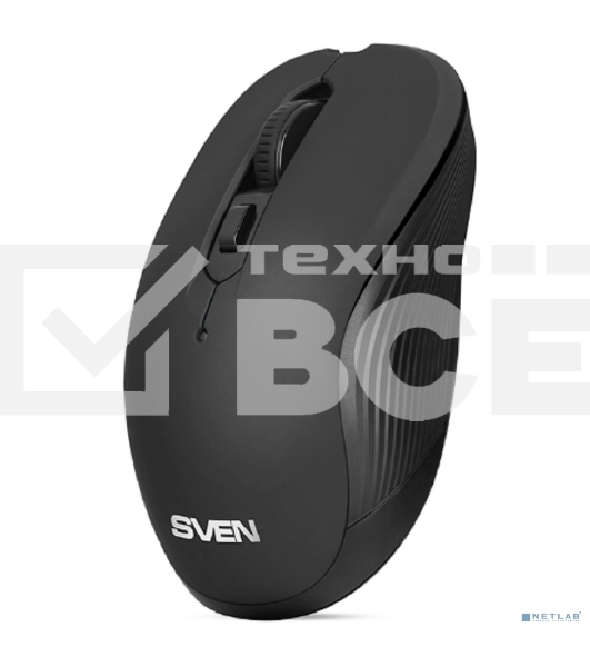 Мышь беспроводная SVEN RX-560SW черный, 1600 dpi, радиоканал, USB, кнопки - 6