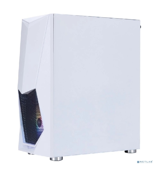 Компьютерный корпус 1STPLAYER DK DK-3 белый, ATX, 4x120мм FRGb fans