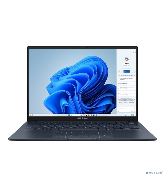 Ноутбук ASUS Zenbook 14 UX3405CA-ST1353/14'/OLED/Intel Core Ultra 7 255H/32Gb/1TbSSD/Intel Arc/NoOS/синий/1.2kg