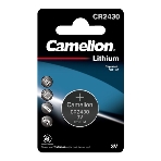 Элемент питания литиевый Camelion CR CR2430 BL-1 (блист.1шт), фото2