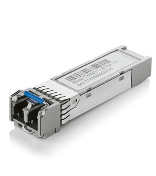 Трансивер TP-Link 10G SFP+ Module, LC connector, 50/125um or 62.5/125um Multi-mode, 850nm wavelength, distance up to 300m.