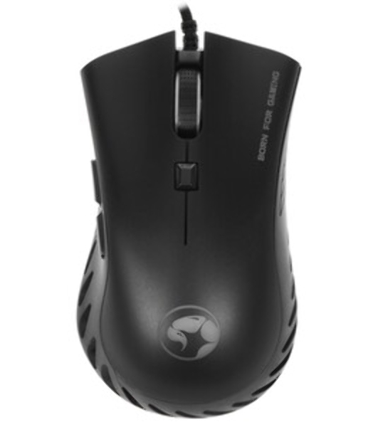 Мышь MARVO G950 Black USB Мышь игровая проводная оптическая, 4000dpi, Сенсор Avago A3050, 7 кнопок, RGB подсветка, Программируемые кнопки, Сменные боковины, USB, Кабель 1,8 м