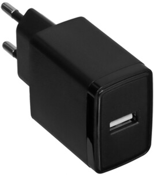 Сетевое зарядное устройство Cablexpert MP3A-PC-55, 10.5Вт, 2.1А, 1хUSB, черный, пакет