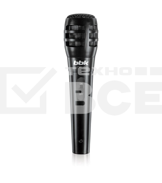Микрофон BBK CM110 черный 2.5м