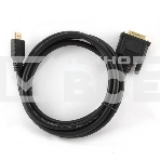 Кабель HDMI-DVI Cablexpert CC-HDMI-DVI-10, 19M/19M, single link, медь, позол.разъемы, экран, 3.0м, черный, пакет, фото3