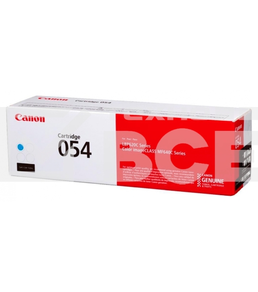 Тонер Картридж Canon 054 BK 3024C002 черный (1500стр.) для Canon MF645Cx/MF643Cdw/MF641Cw/LBP623Cdw/621Cw