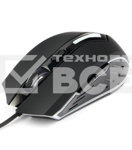 Мышь проводная Гарнизон GM-700G черный, 1600 dpi, USB, кнопки - 6