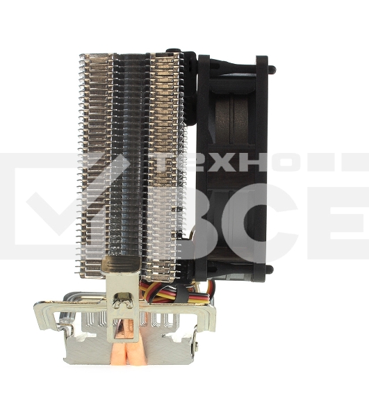 вентилятор CROWN Кулер для процессора CM-92 (Для Intel и AMD, TDP до 95 Ватт, 2шт. медных теплопроводных трубок, Гидродинамическии подшипник, Размер: 117*79*113 мм)