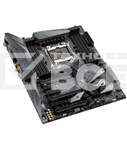 Материнская плата ASUS ROG STRIX X299-E GAMING II, LGA 2066, Intel X299, 8xDDR4, 8xSATA, 3xM.2, 1xPCIe 3.0 x8, 2xPCIe 3.0 x16, 1xPCIe x4, 1xPCIe x1, 2x 2.5Gb LAN, 1xUSB 3.2 Gen 2, 3xUSB 3.2 Gen 2, 2xUSB 2.0, 5x3.5 мм, 7.1, ATX