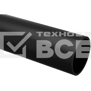 Труба гладкая жесткая ПНД d20мм черный (уп.100м) ИЭК CTR10-020-K02-100-1