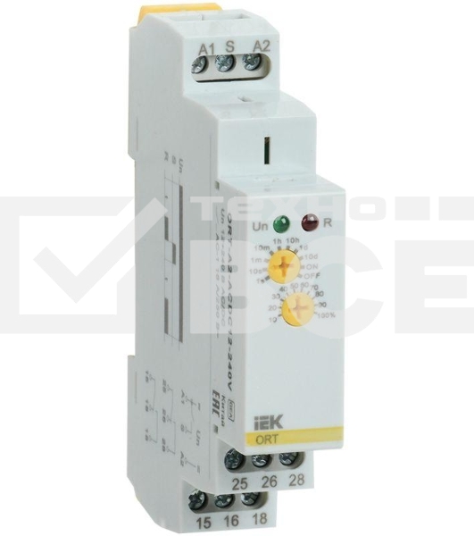 Реле задержки включения ORT 2 конт. 12-240В AC/DC IEK ORT-A2-ACDC12-240V