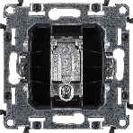 Механизм розетки TV Valena Allure с топологией 'звезда' 0-2400МГц с лицевой панелью бел. Leg 753751, фото3