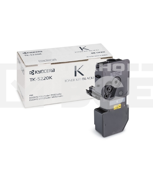 Картридж лазерный Kyocera TK-5220K (1T02R90NL1) черный для P5021cdn/cdw, P5026cdn/cdw, M5521cdn/cdw, 1200 стр.
