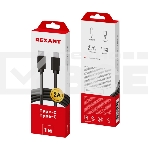 Кабель Type-C - Type-C 2A/1m/PVC/black/REXANT , фото3